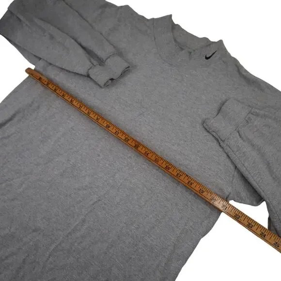 Vintage Nike Mini Swoosh Moc Neck Long Sleeve T Shirt - Picture 6 of 7